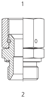 JIC X BSPP-WD F/m