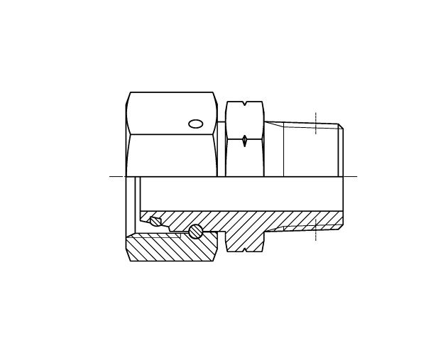 EGVD - Adjustable Stud Coupling NPT