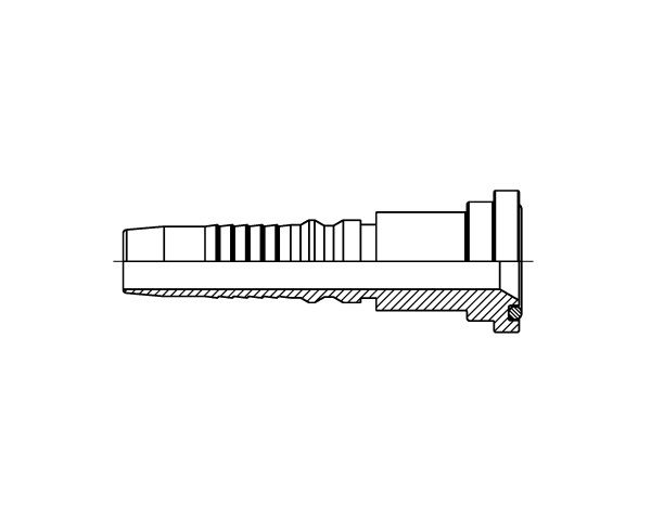 Code 61 Flange - INTERLOCK Hosetail