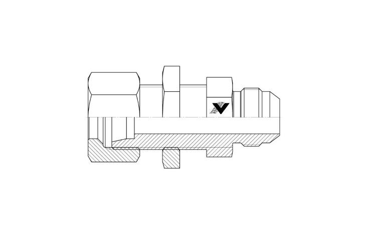 Metric to JIC Bulkhead