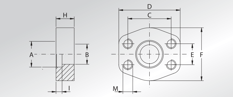Weld In Flat Counter-flanges