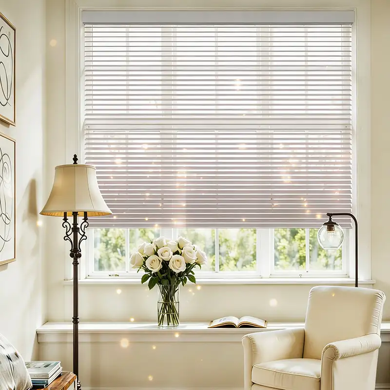 Maillard High Blackout Shangri-La Shade - Warm Coffee installed view
