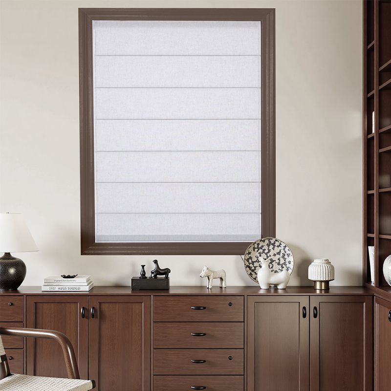 Heavy Duty Roman Blind System with Blind Accessories Customizable Size