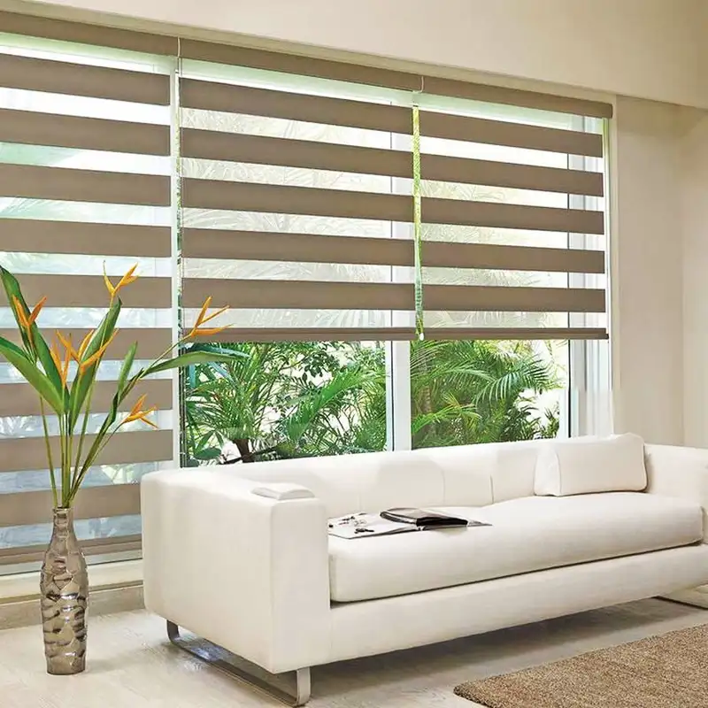 Zebra Shade - Motorized Day & Night | ALY HOME