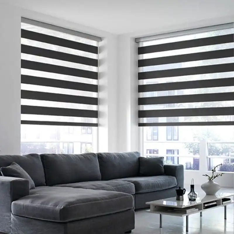 Zebra Shade - Motorized | ALY HOME