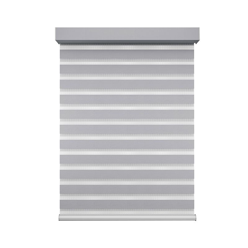 New Waterproof Motorized Vertical Plain Blackout Zebra Shades Customized Size