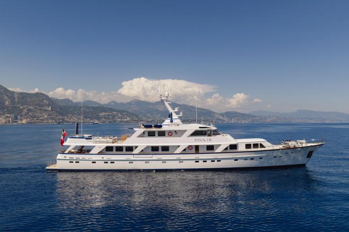 PANACHE exterior, 46m Feadship motor yacht for sale