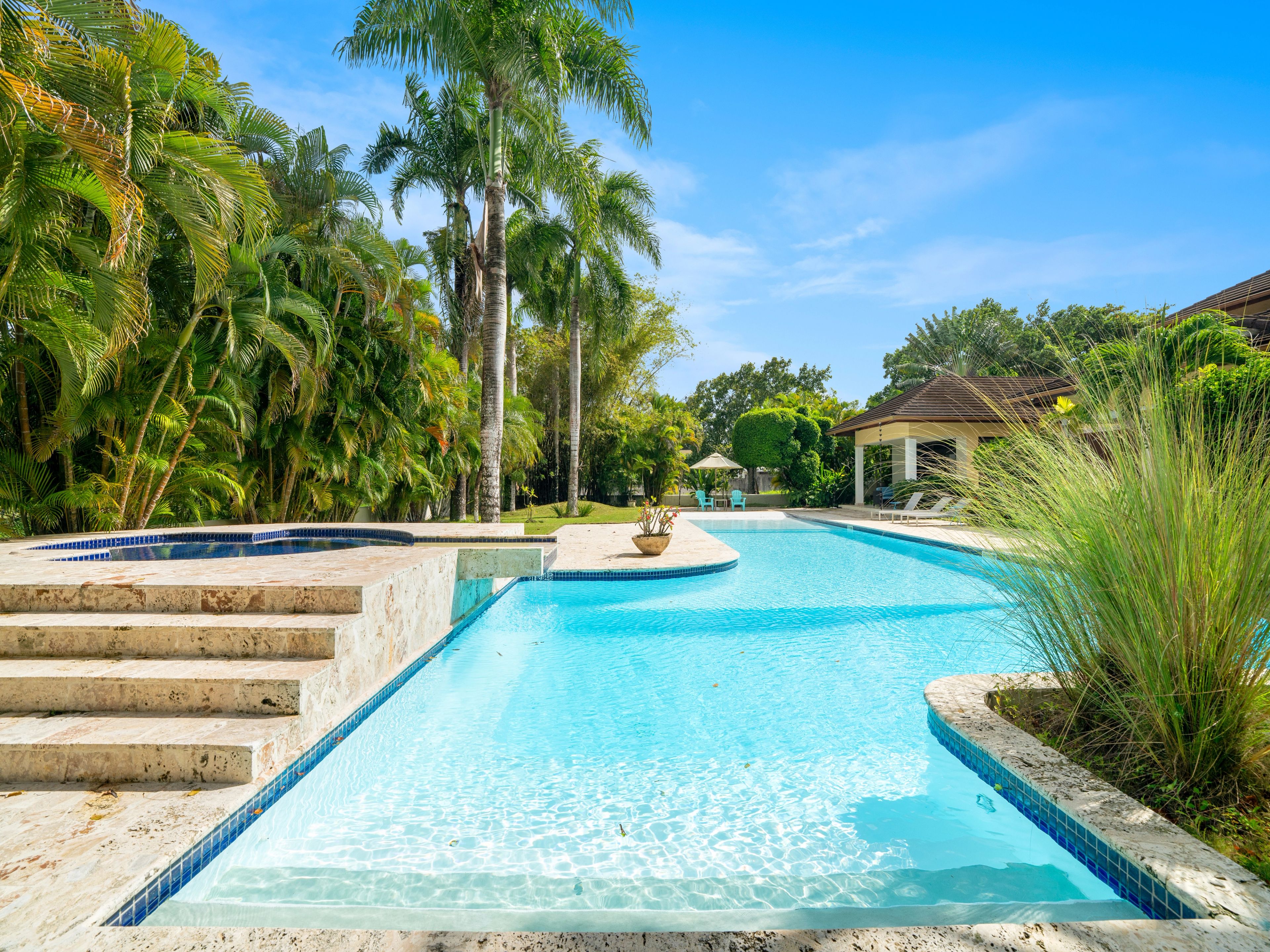 Luxury villa in Sea Horse Ranch, swimming pool, Dominican Republic