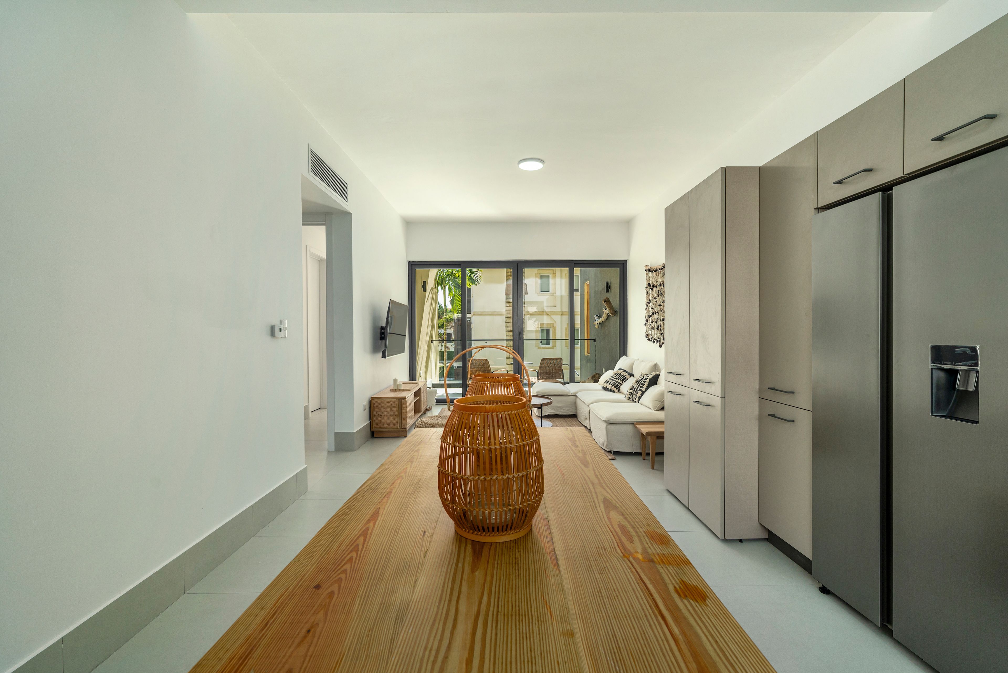 Living room of Coccoloba condo Cabarete