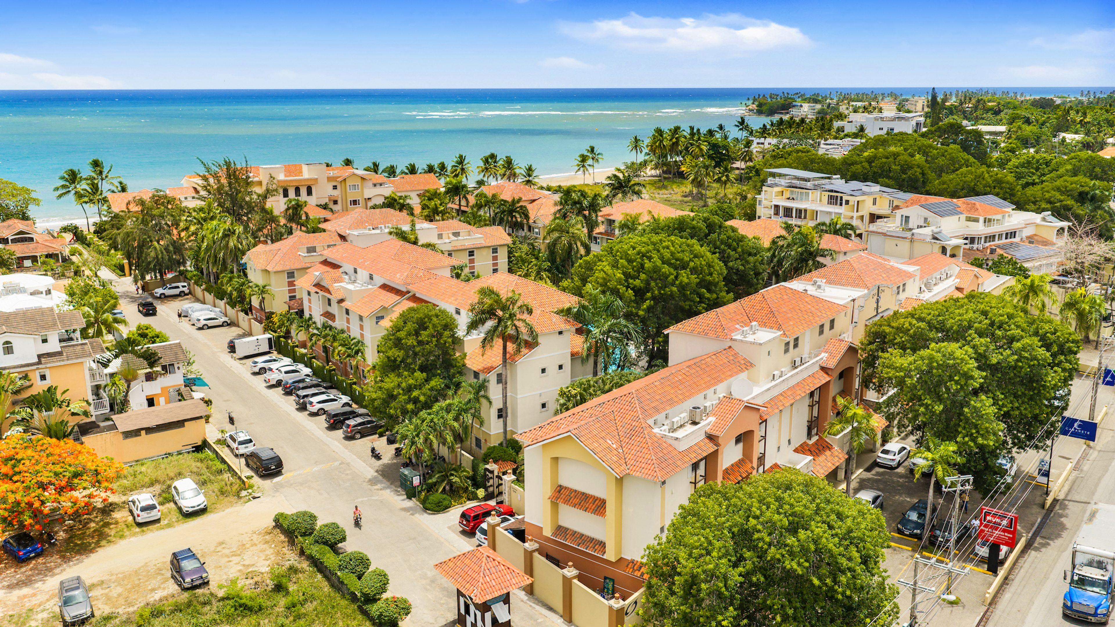 Ocean One beachfront community beach access in Cabarete Dominican Republic