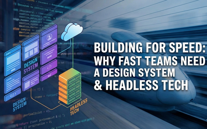Building for Speed: Why Fast Teams Need a Design System & Headless Tech