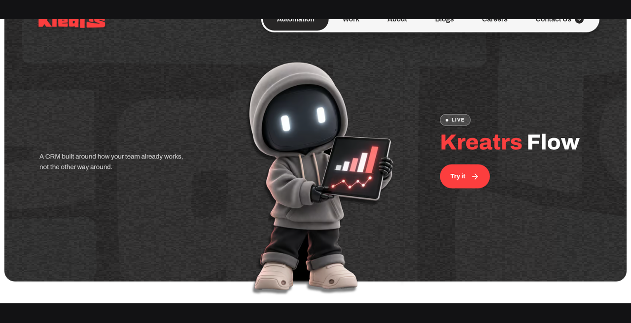Kreatrs Flow product hero