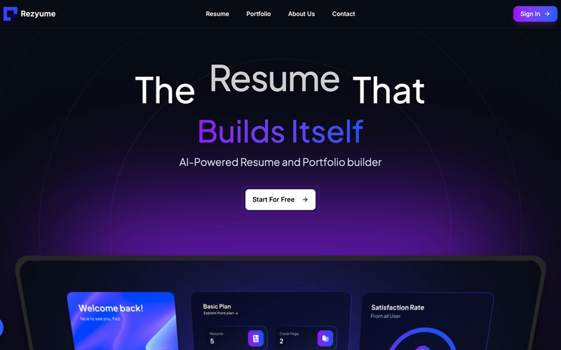 ATS-Friendly Resume Builder: Meet Rezyume