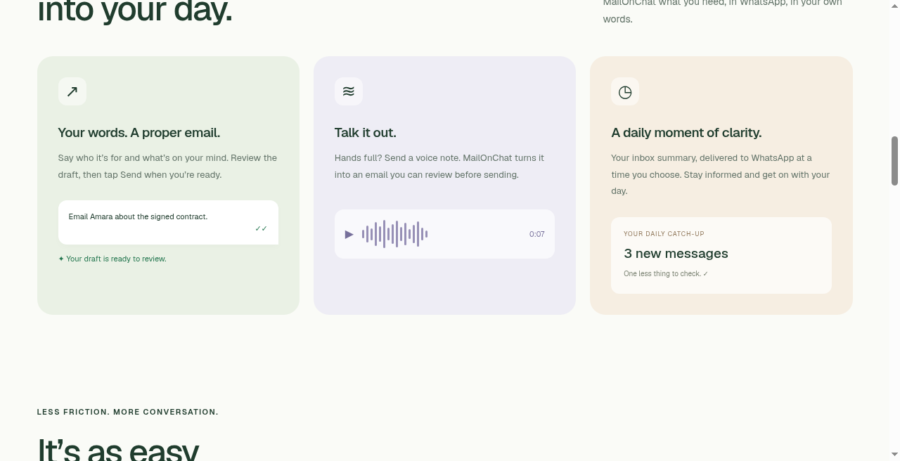Draft ready to review