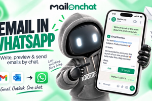 Email in WhatsApp: Manage Gmail & Outlook from Chat