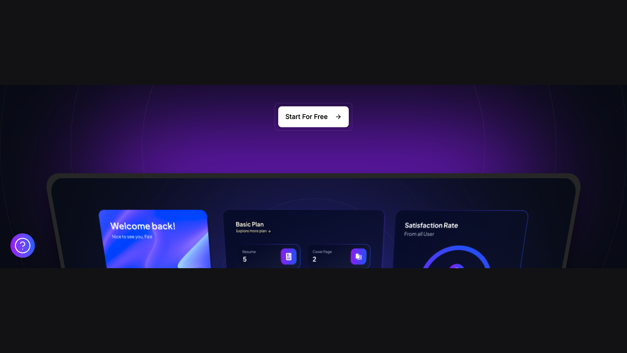 Rezyume dashboard — plan and documents in one place