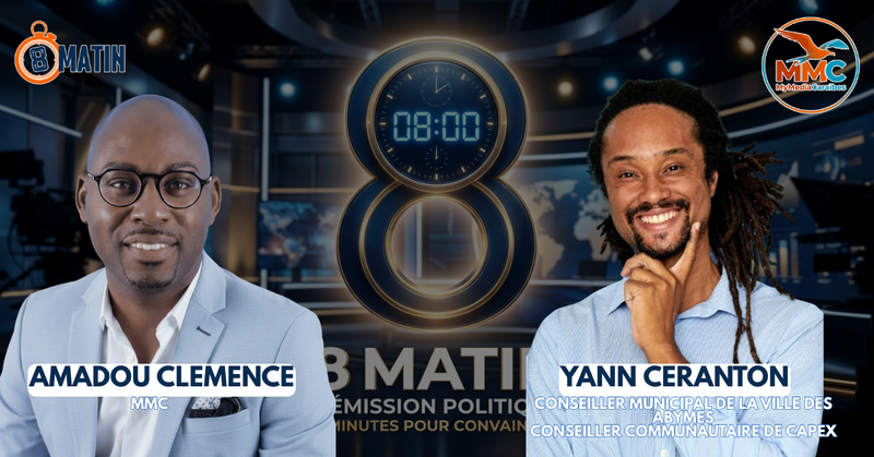 8matin : Yann Céranton tire à boulets rouges sur la gestion des Abymes et réclame un « Plan Marshall » pour l’eau