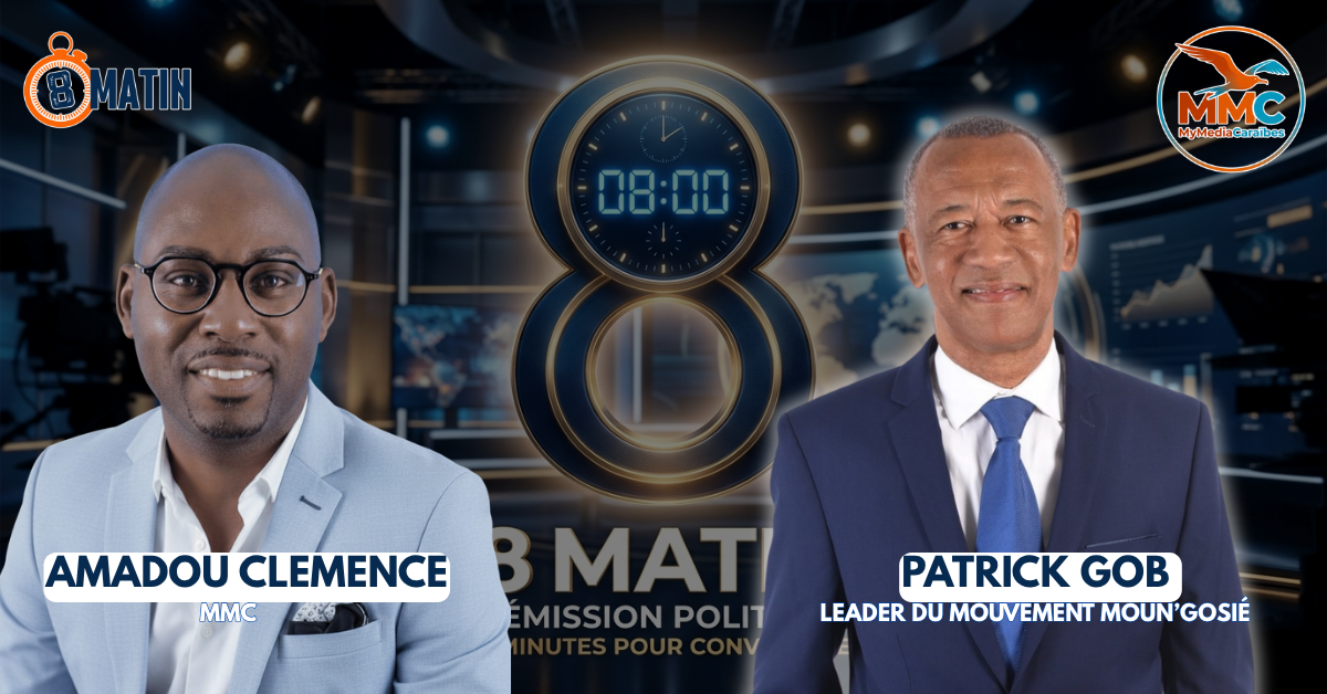 8MATIN : Patrick Gob face à l’actualité, entre séisme politique au Gosier et colère des usagers sur la RN4