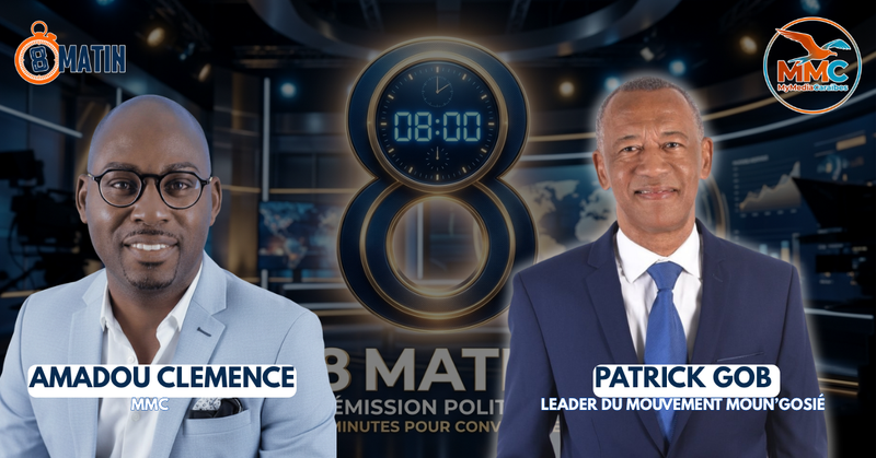 8MATIN : Patrick Gob face à l’actualité, entre séisme politique au Gosier et colère des usagers sur la RN4