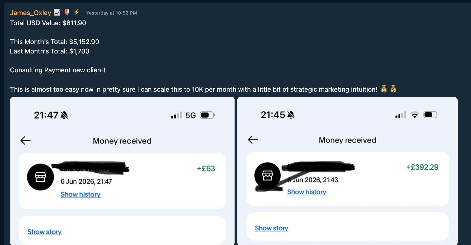 Testimonial Snapshot