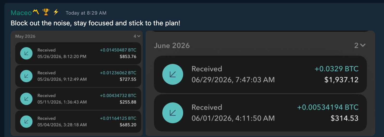 Testimonial Snapshot