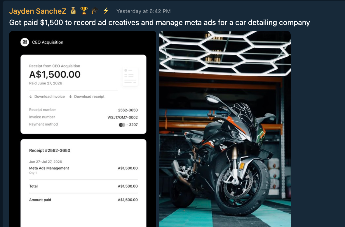 Testimonial Snapshot