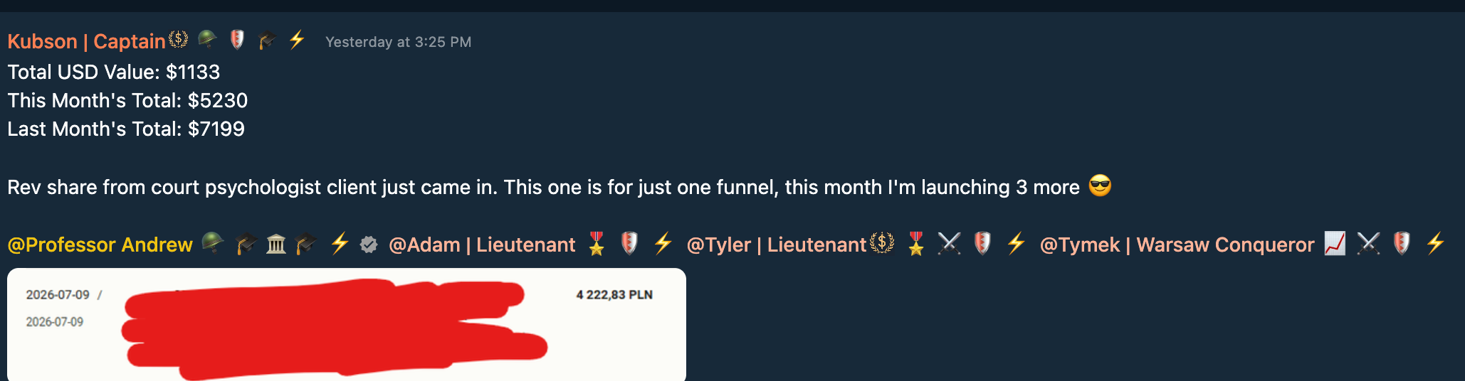 Testimonial Snapshot