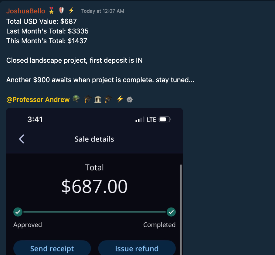 Testimonial Snapshot