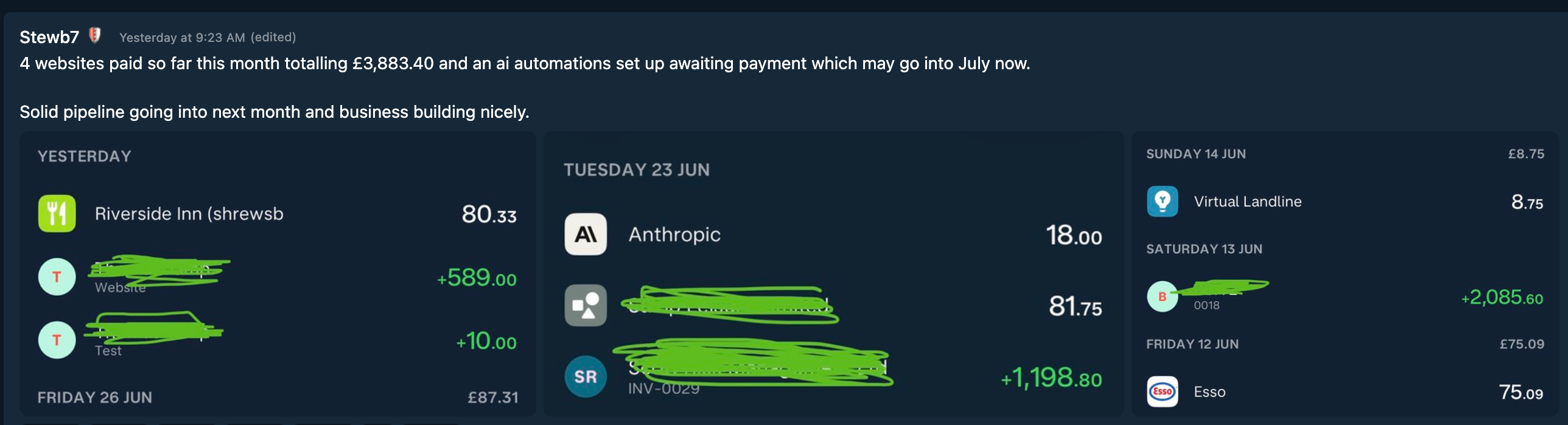 Testimonial Snapshot