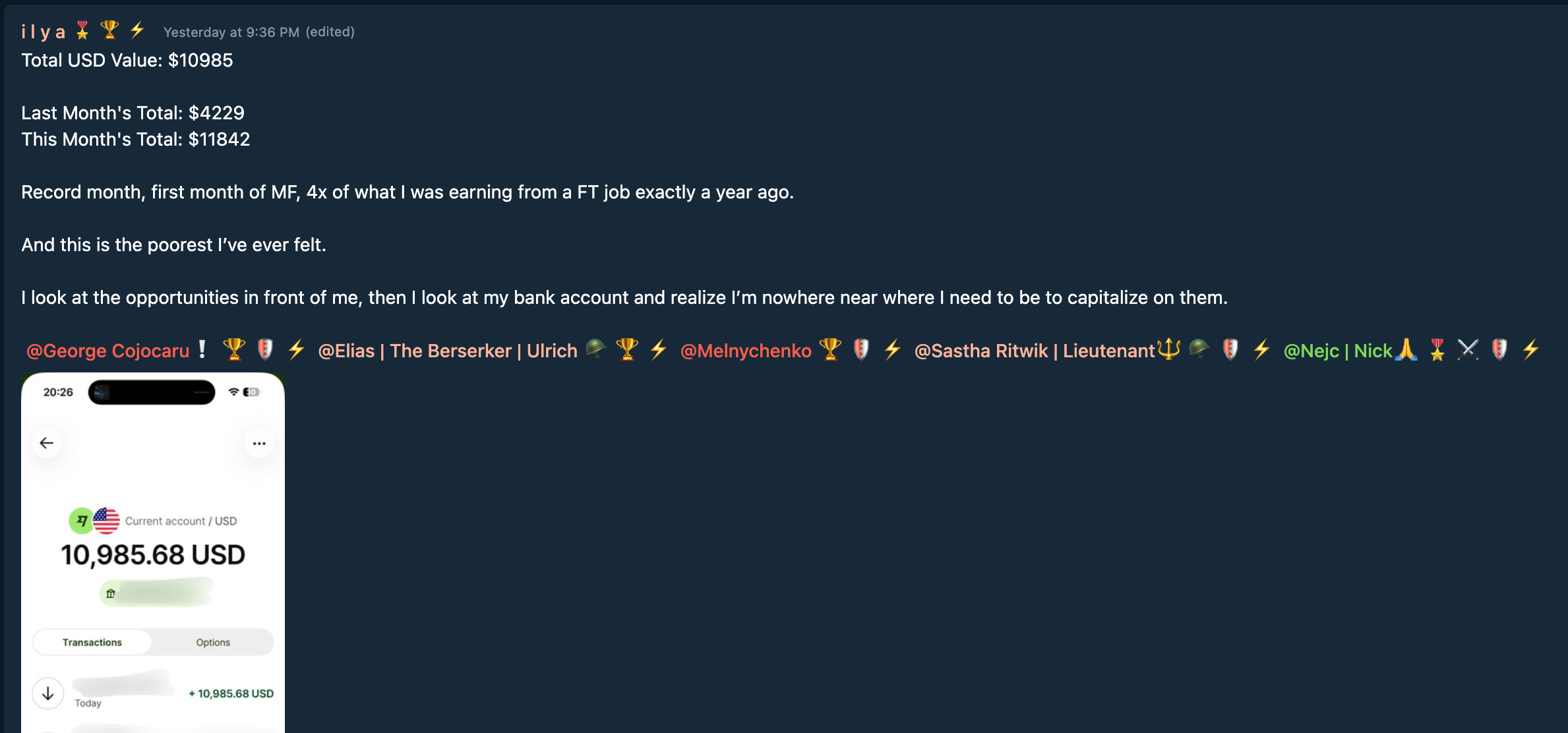 Testimonial Snapshot