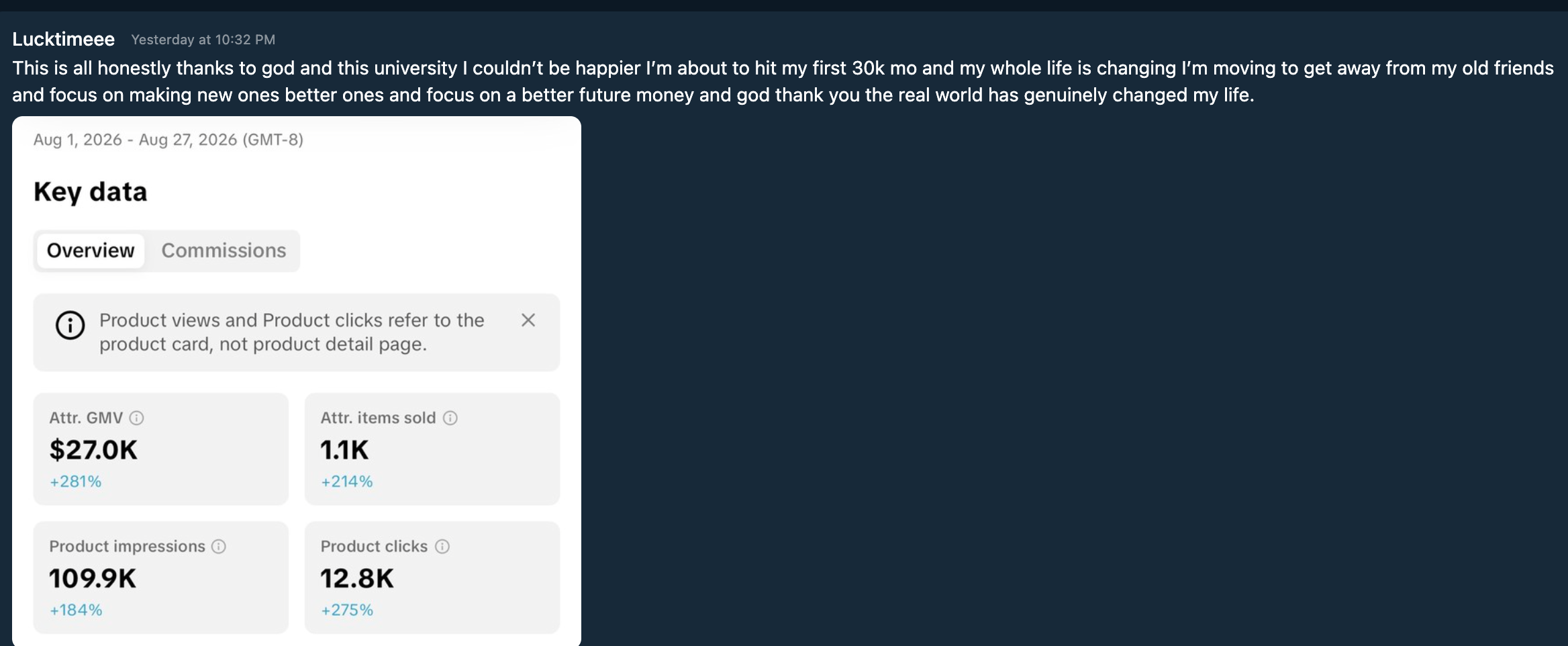 Testimonial Snapshot