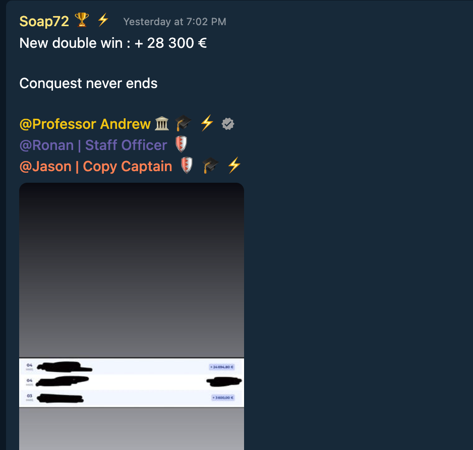 Winner of the Week