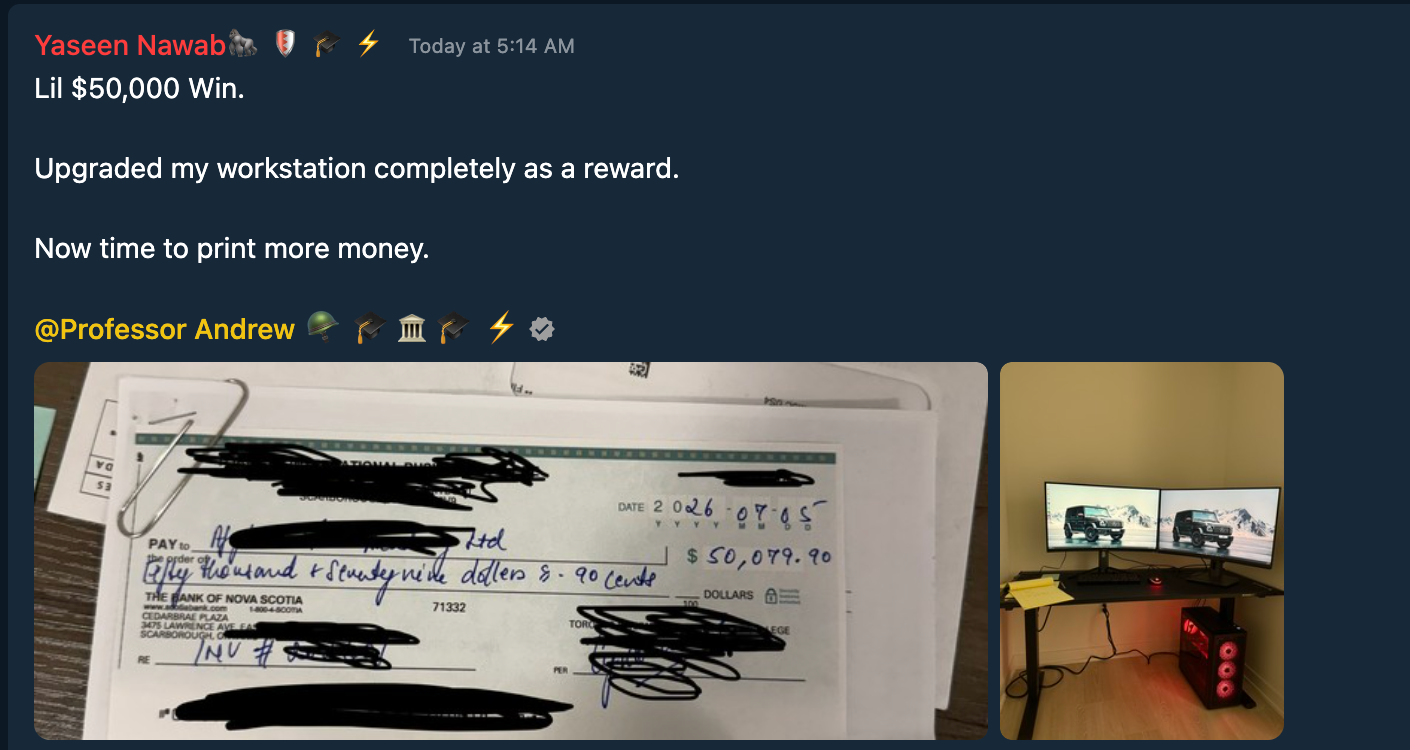 Winner of the Week