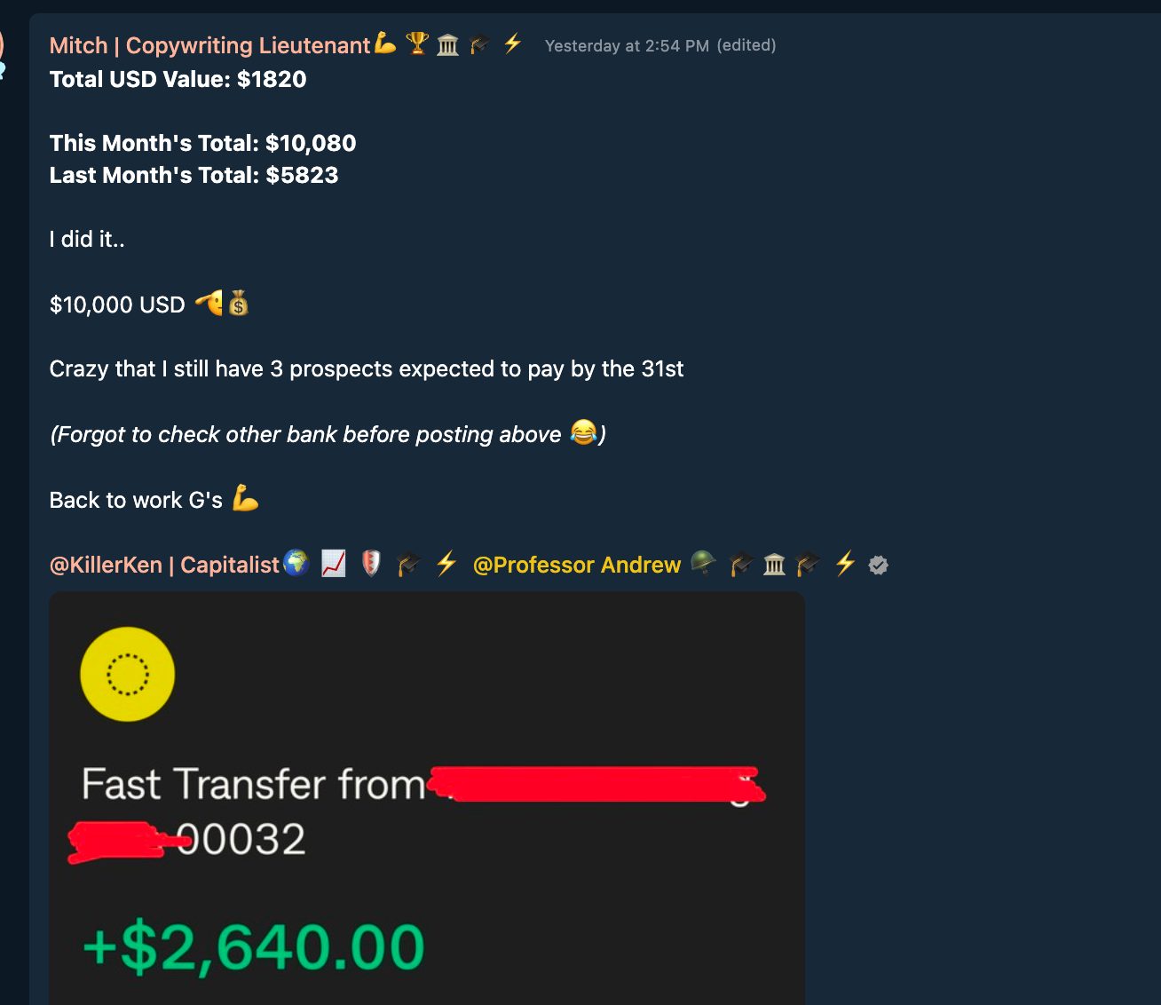 Testimonial Snapshot