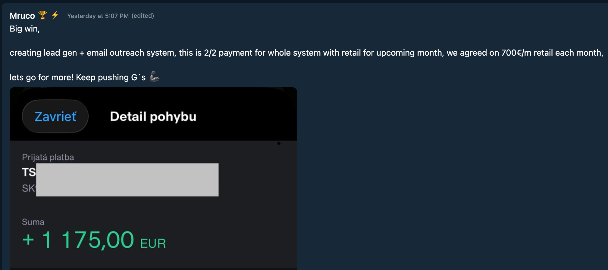 Testimonial Snapshot