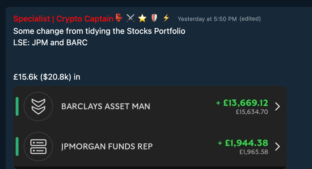 Winner of the Week