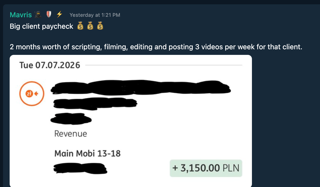 Testimonial Snapshot