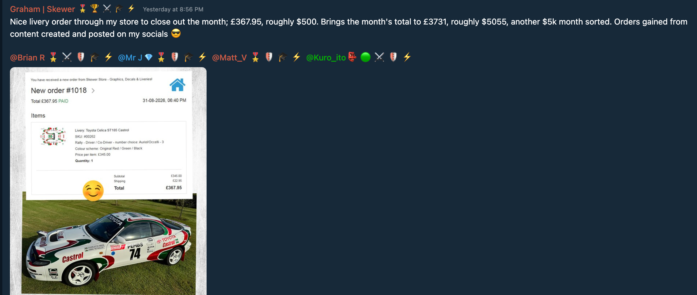 Testimonial Snapshot