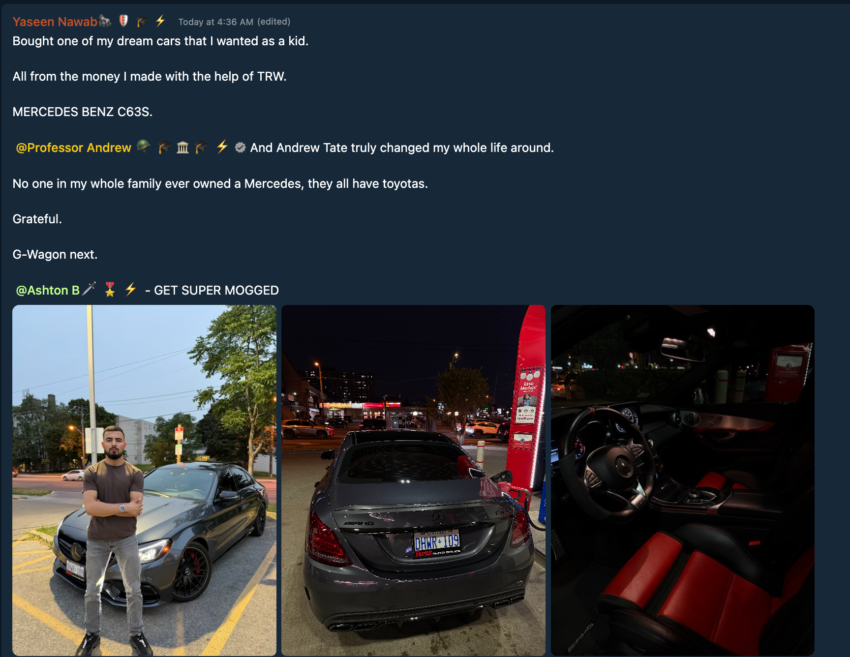 Winner of the Week