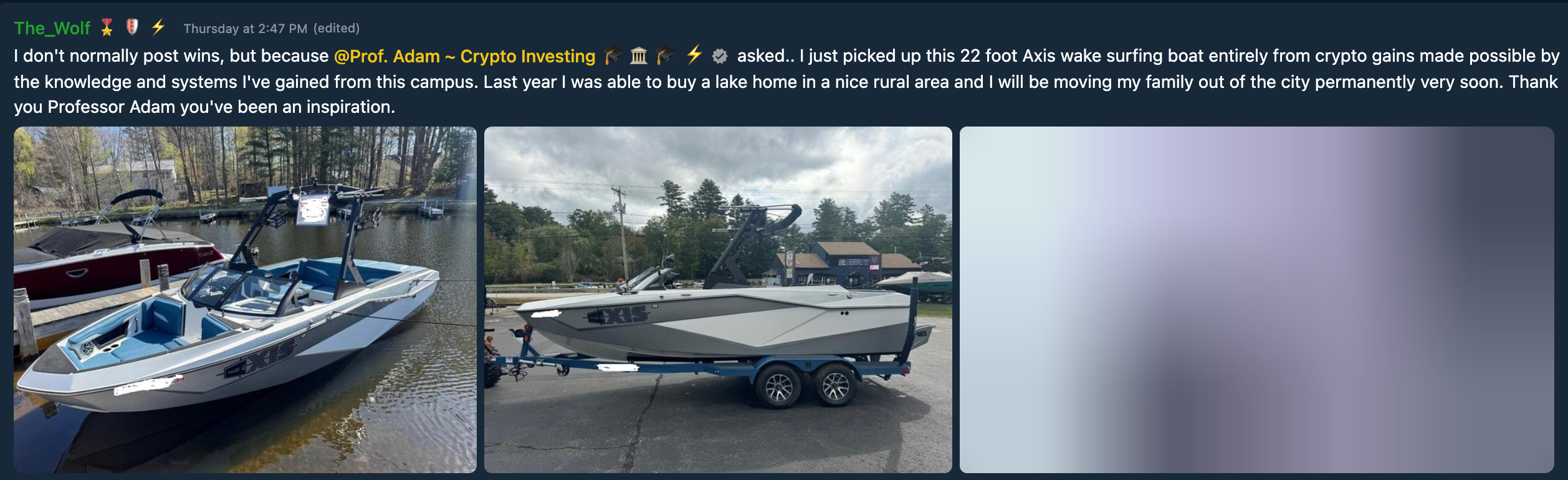 Winner of the Week