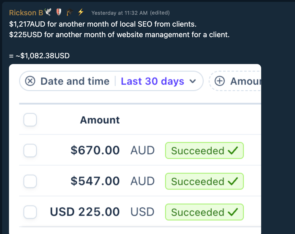 Testimonial Snapshot