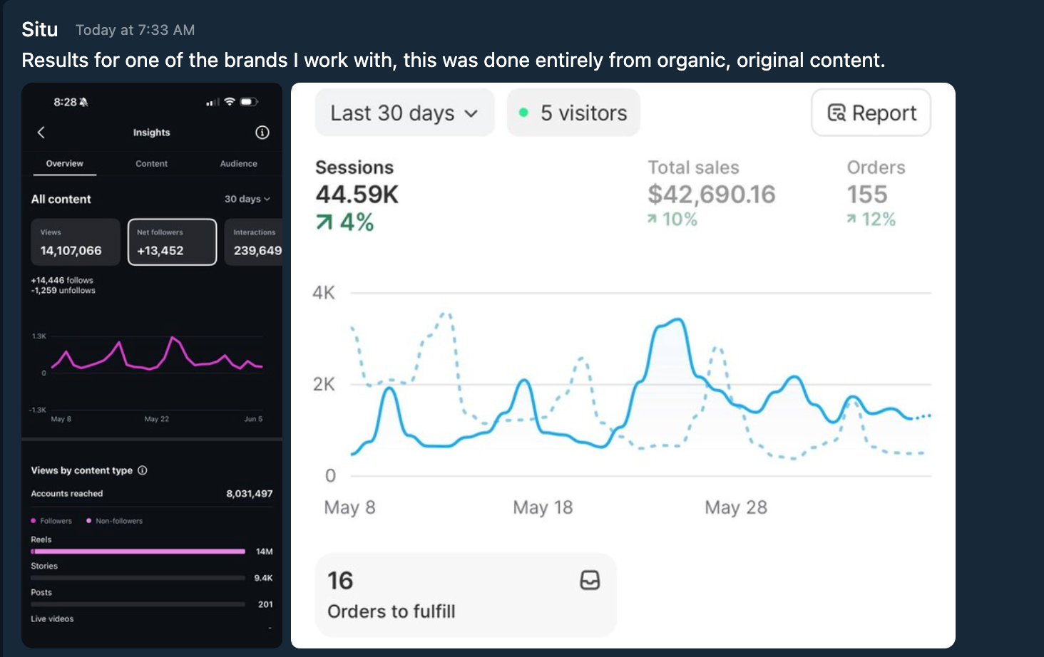 Testimonial Snapshot