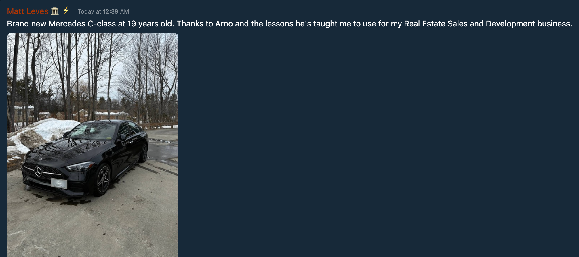 Winner of the Week
