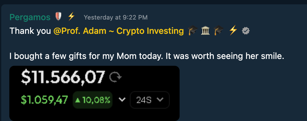 Testimonial Snapshot