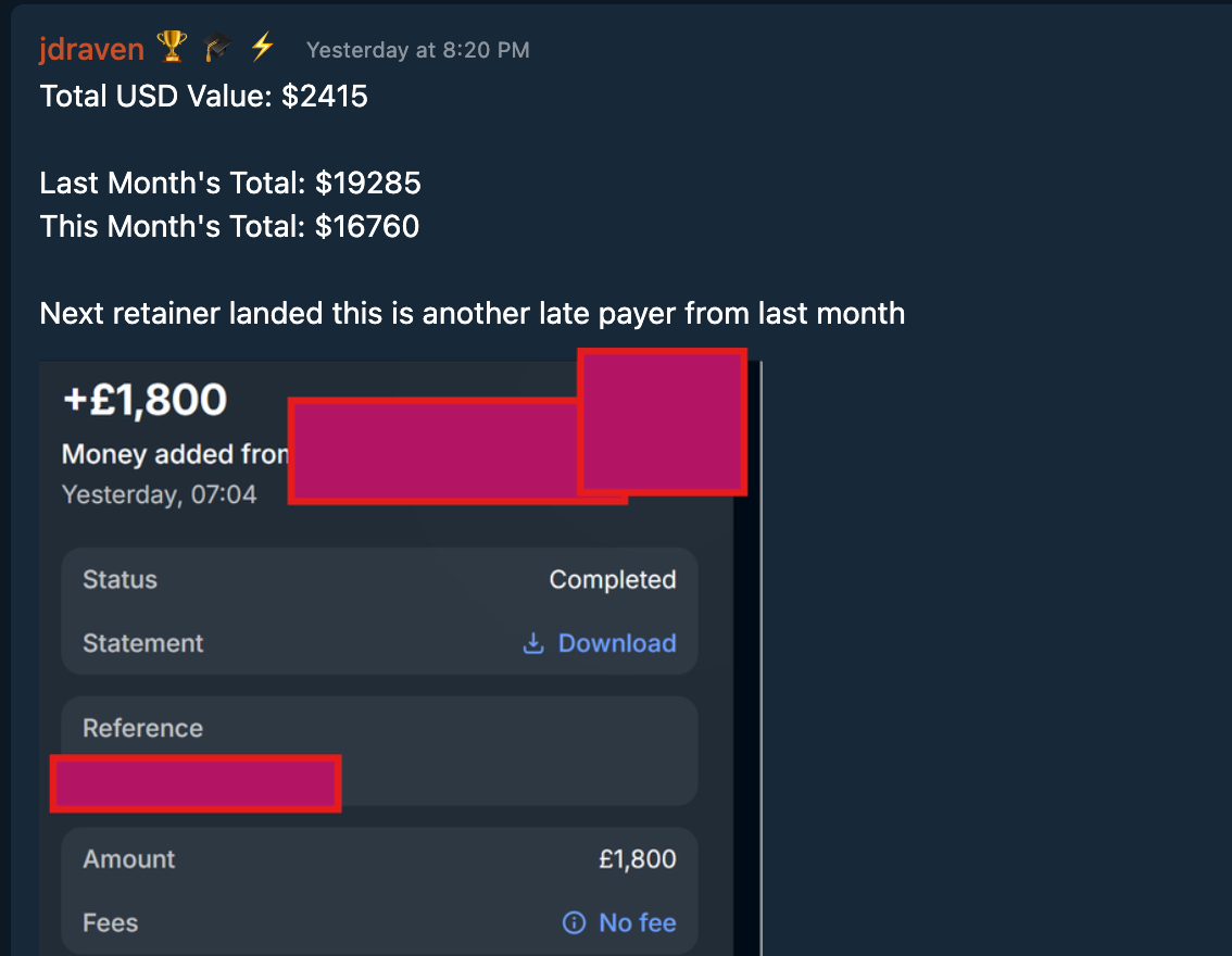 Testimonial Snapshot