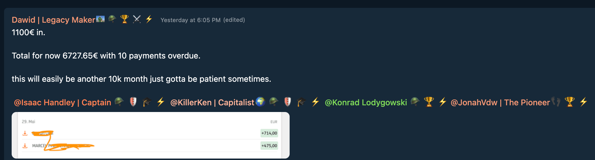 Testimonial Snapshot