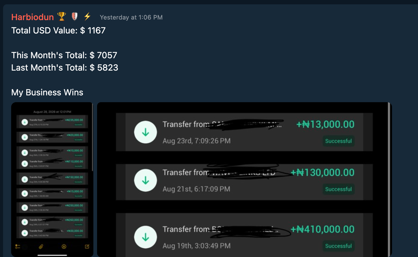 Testimonial Snapshot