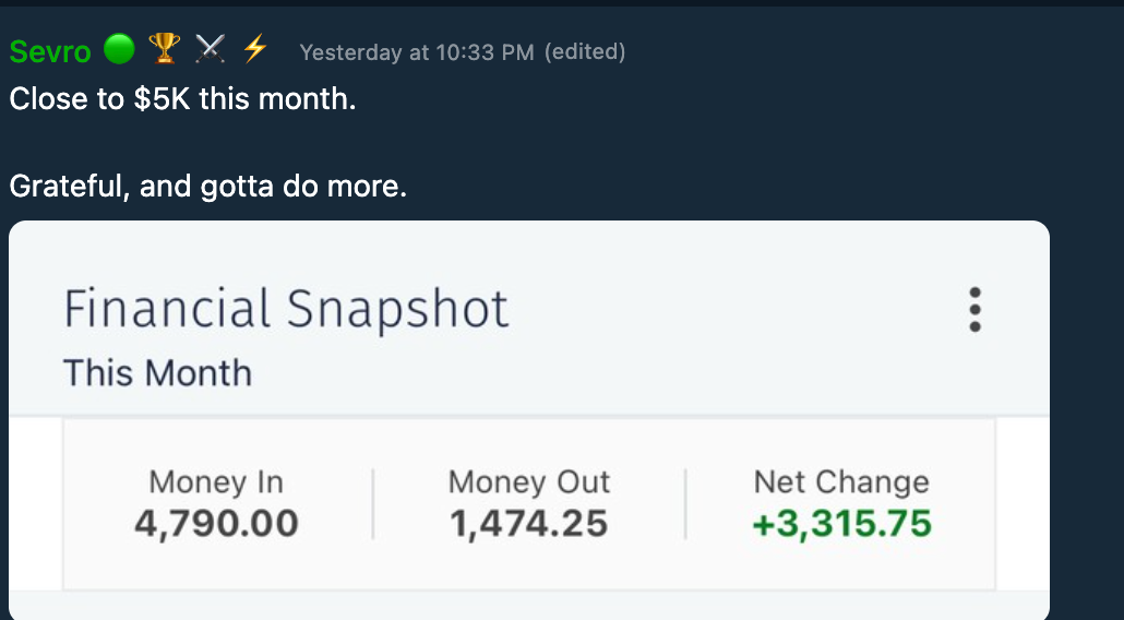 Testimonial Snapshot