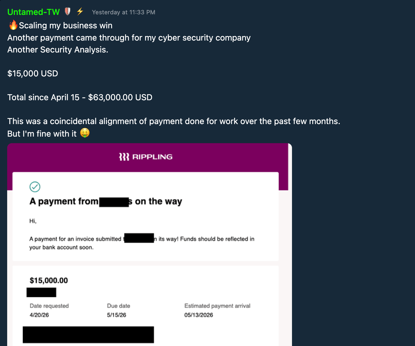 Testimonial Snapshot