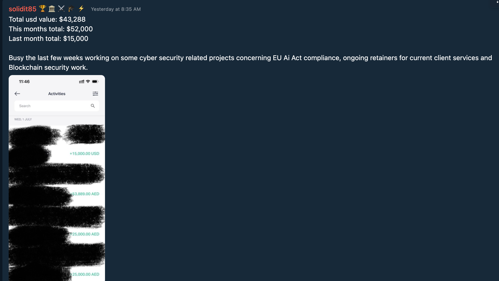 Testimonial Snapshot